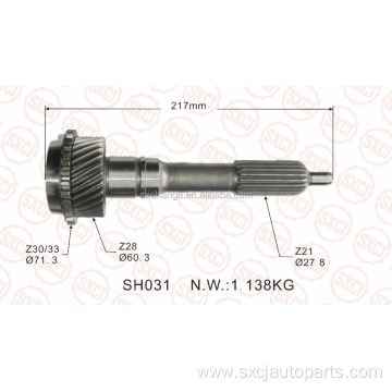 Auto parts input transmission gear Shaft main drive HIACE